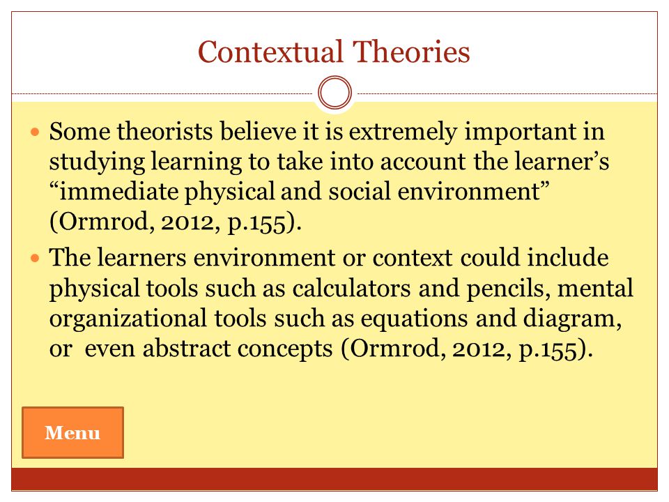 Cognitive Development Theory ppt download